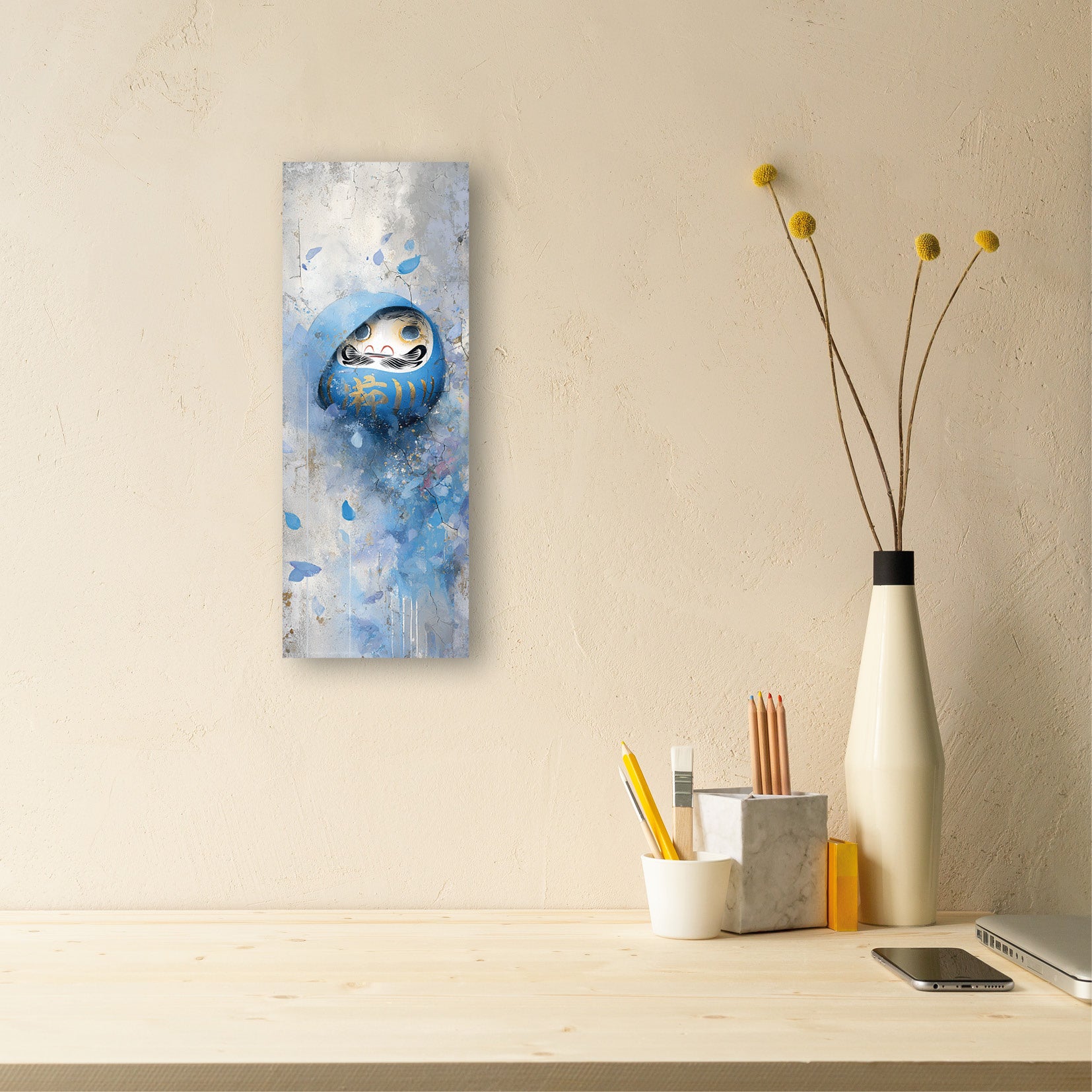 Blue Serenity Daruma | EPEDARU05