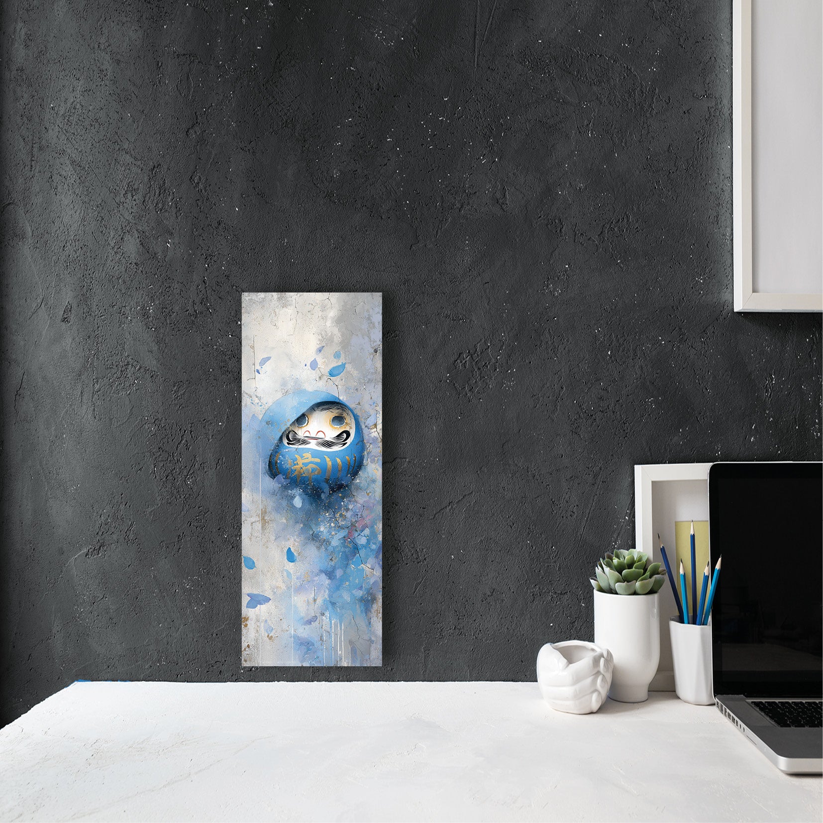 Blue Serenity Daruma | EPEDARU05